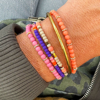 Super Gem Perlenarmband Mini Roc purple style